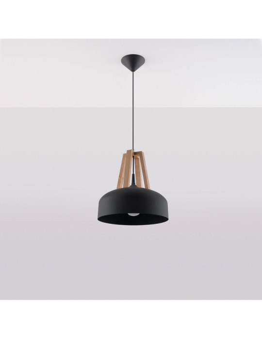 Suspension Bois Naturel Casco SOLLUX