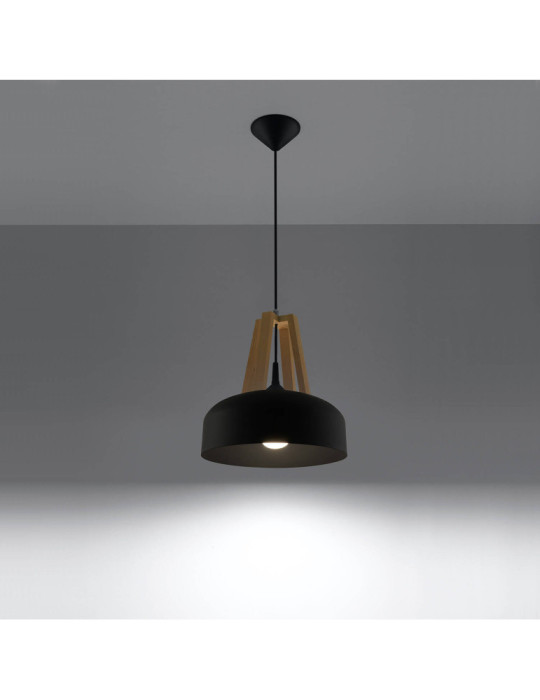 Suspension Bois Naturel Casco SOLLUX