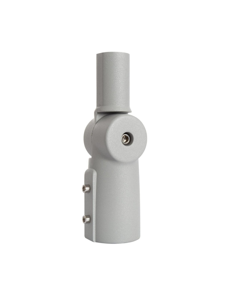 Bras sur Colonne Orientable 90º Ø44mm pour Luminaires Éclairage Public Gris