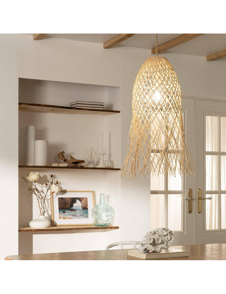 Suspension Rotin Majani