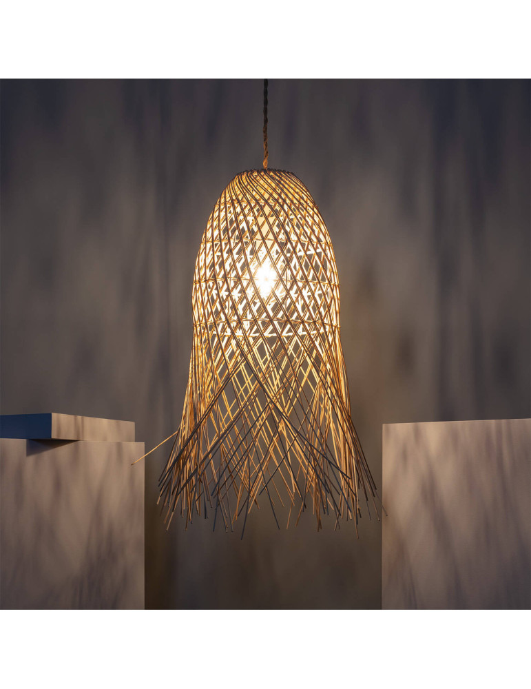 Suspension Rotin Majani