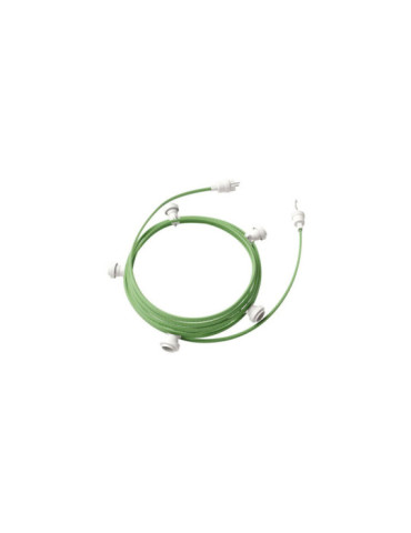Guirnalda Exterior Lumet System 7.5m con 5 Portalámparas E27 Blanco Creative-Cables CATE27B075