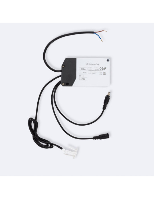 Driver avec Batterie pour Éclairage de Secours LED 15-50V DC 3W