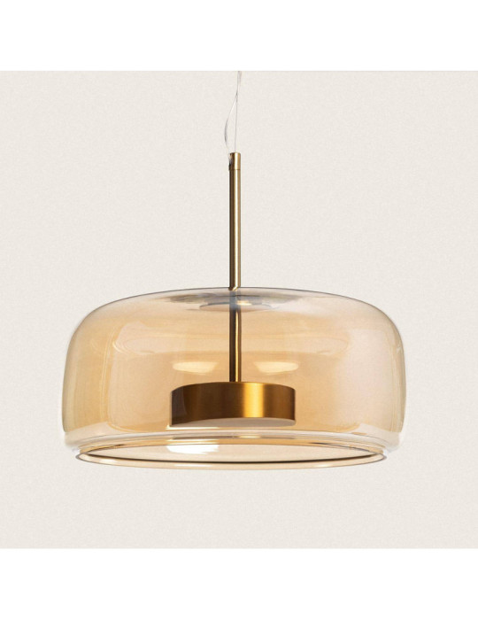 Suspension LED 7W Métal et Verre Aba