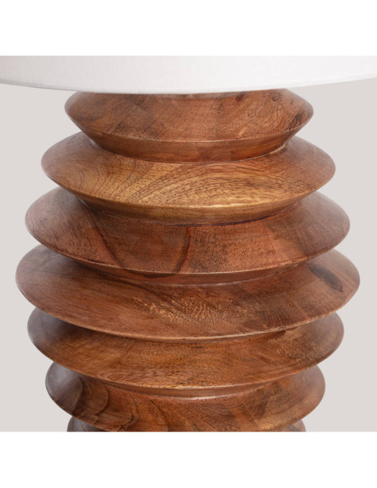 Lampe à Poser Bois Vihaan ILUZZIA