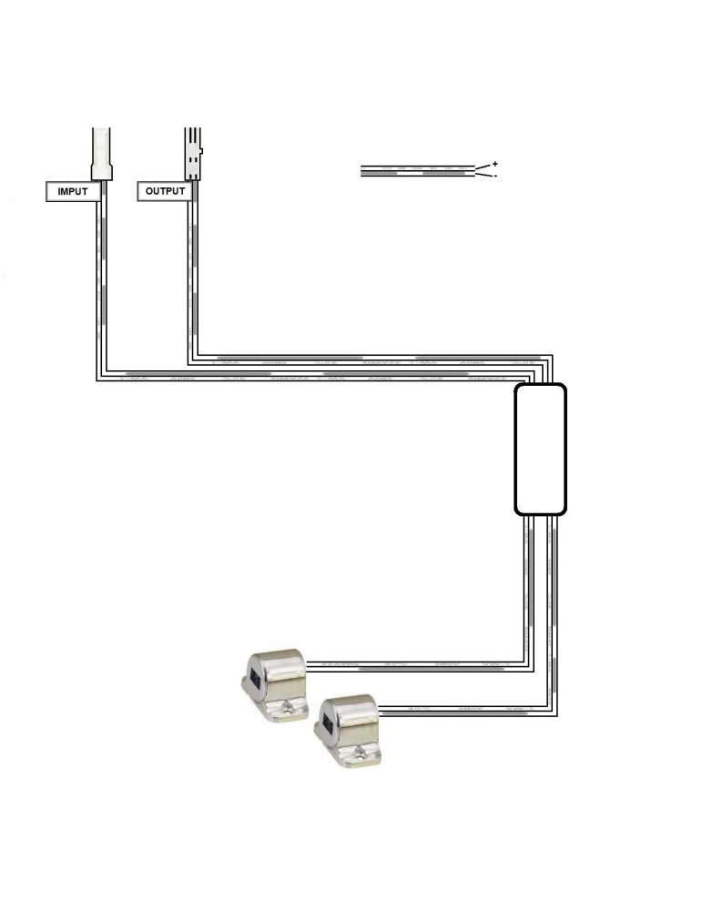 Interrupteur Capteur Double 12/24V DC pour Portes d'Armoires
