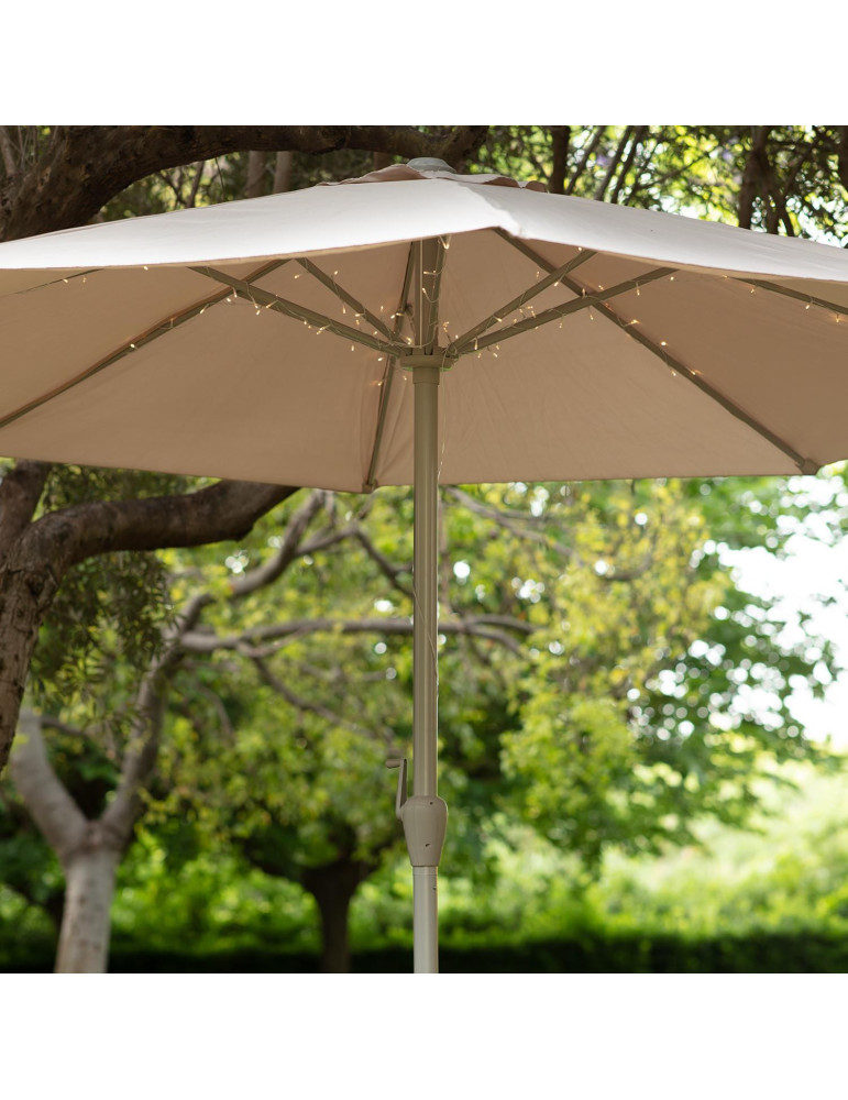 Guirlande LED à Piles pour Parasol 1m