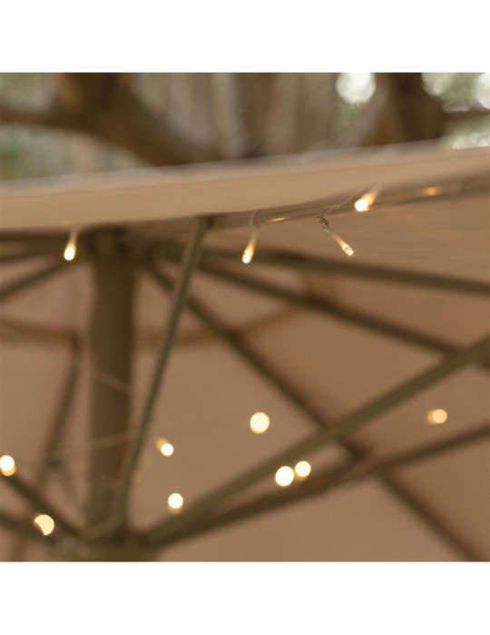Guirlande LED à Piles pour Parasol 1m