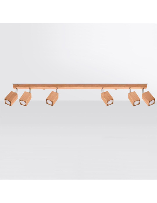 Plafonnier Bois Keke 6 SOLLUX Plafonnier Bois Keke 6 SOLLUX