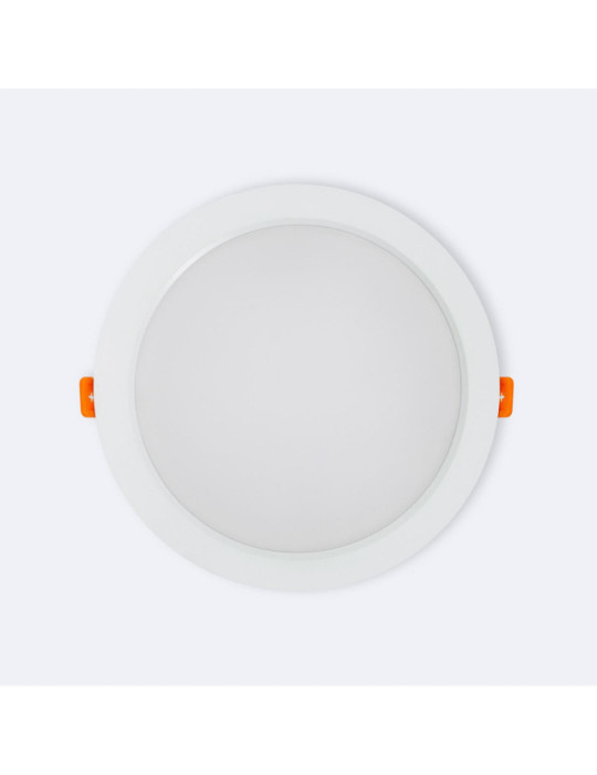 Downlight LED 18W Rond OSRAM Aero 110 lm/W LIFUD Coupe Ø 150 mm