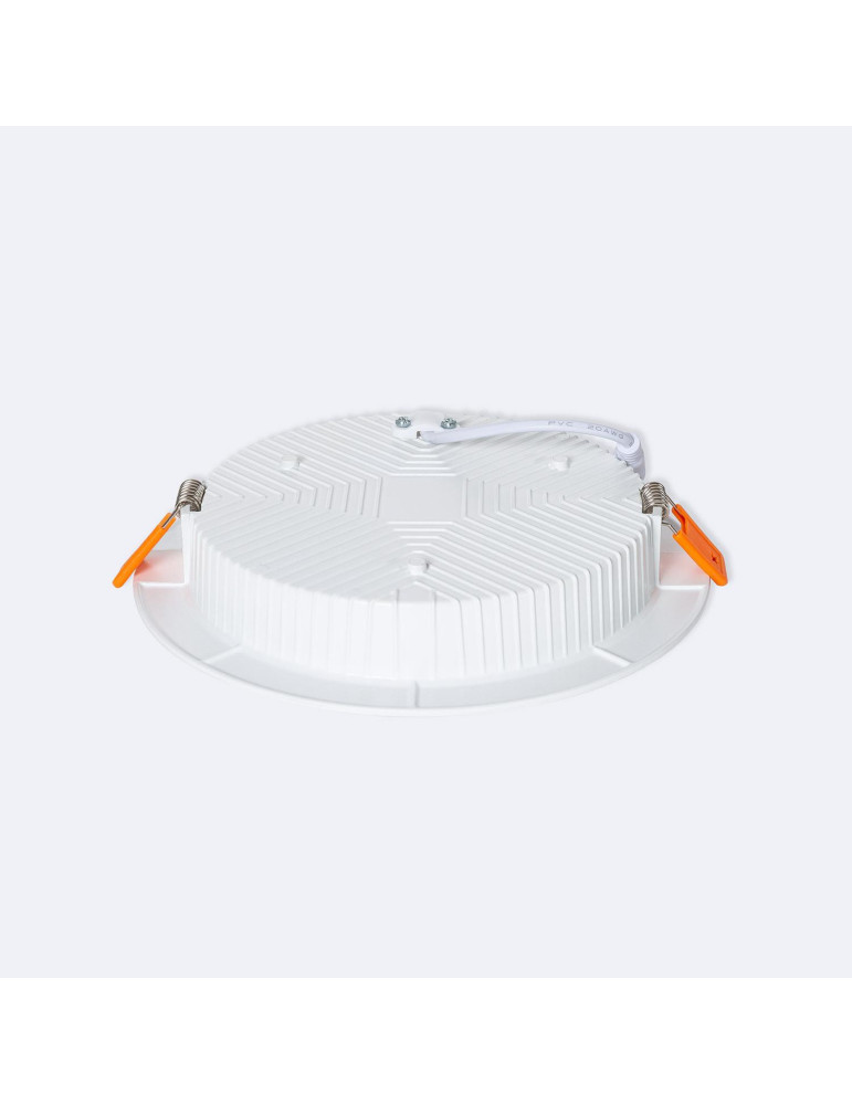 Downlight LED 18W Rond OSRAM Aero 110 lm/W LIFUD Coupe Ø 150 mm