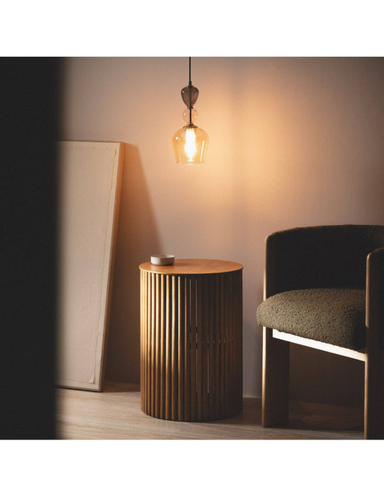 Suspension Métal et Verre Cailin