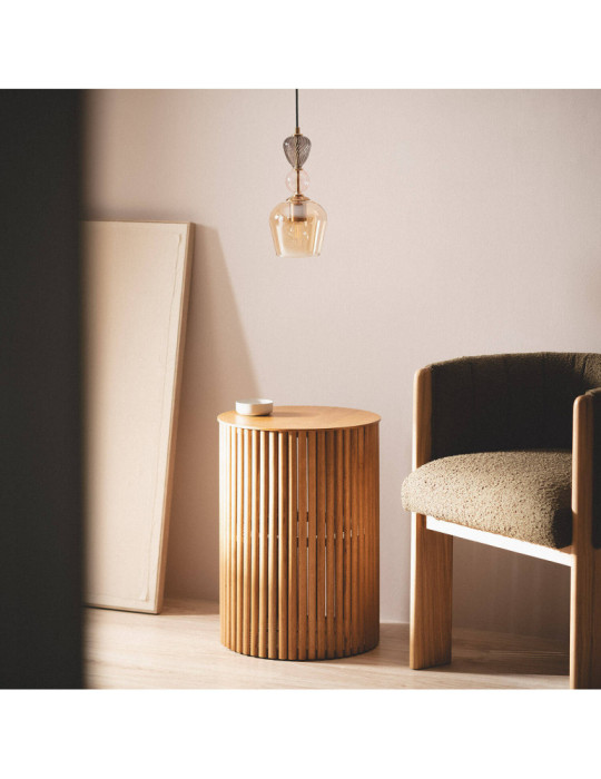 Suspension Métal et Verre Cailin