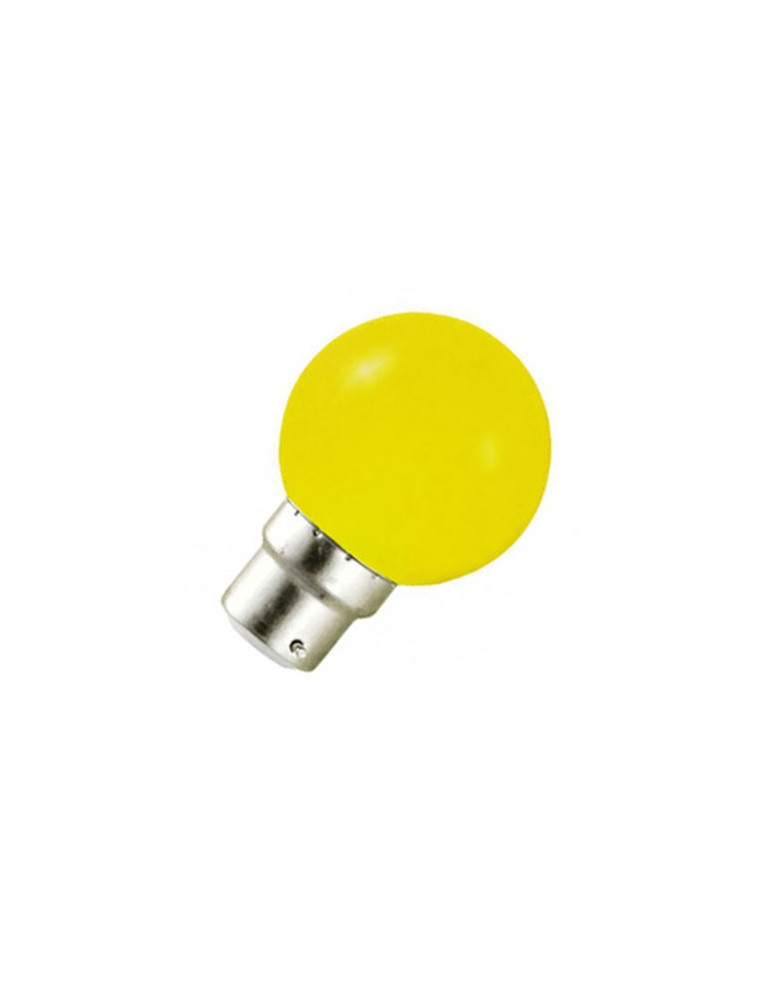 Ampoule Led 0.8W=9W B22 Jaune