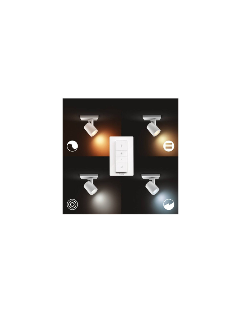 Plafonnier White Ambiance Runner 1 Spot GU10 PHILIPS Hue