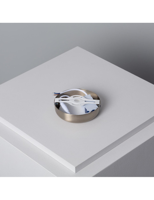 Plafonnier LED Rond Métal Design Silver 6W Ø120mm