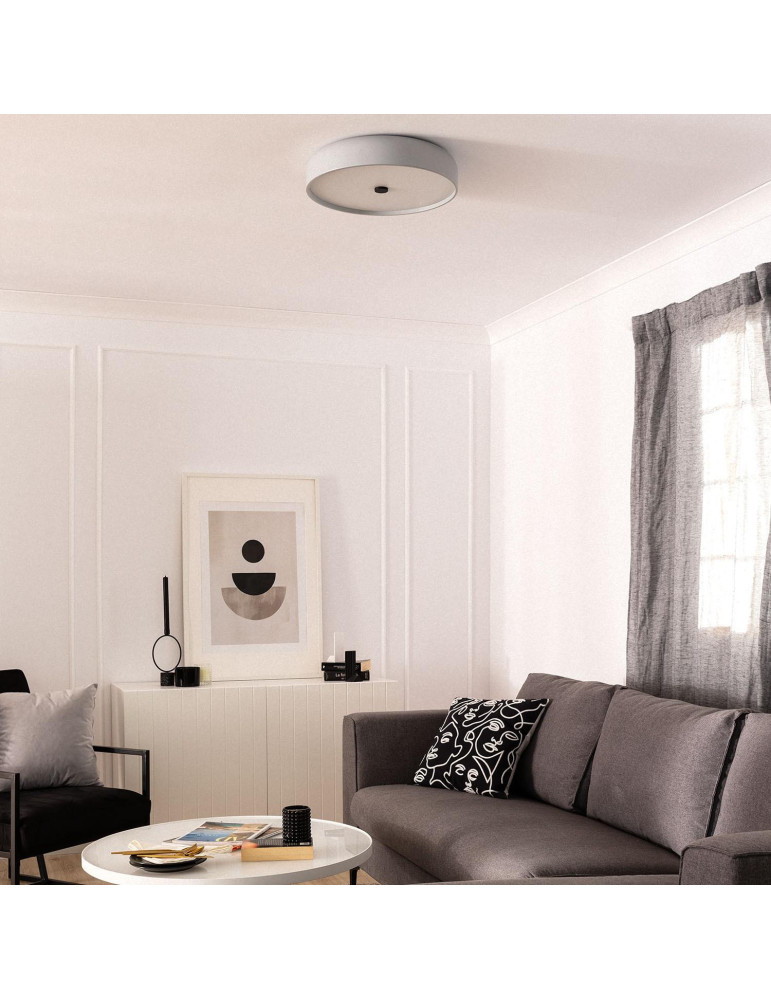 Plafonnier LED Rond Métal 30W CCT Sélectionnable Eyelight Ø450 mm