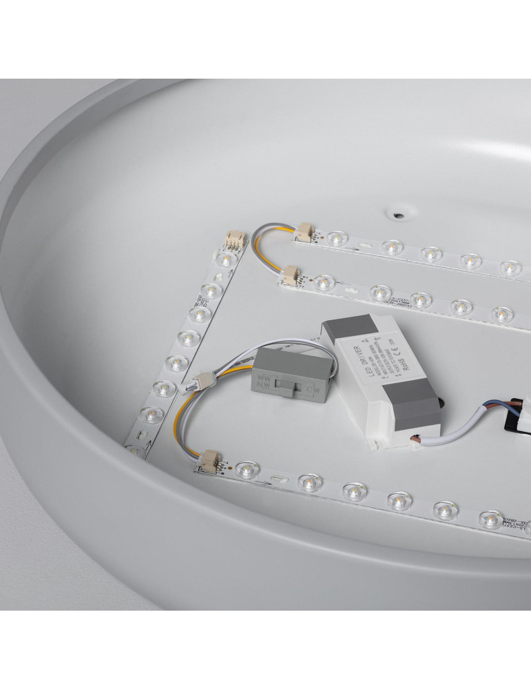 Plafonnier LED Rond Métal 30W CCT Sélectionnable Eyelight Ø450 mm