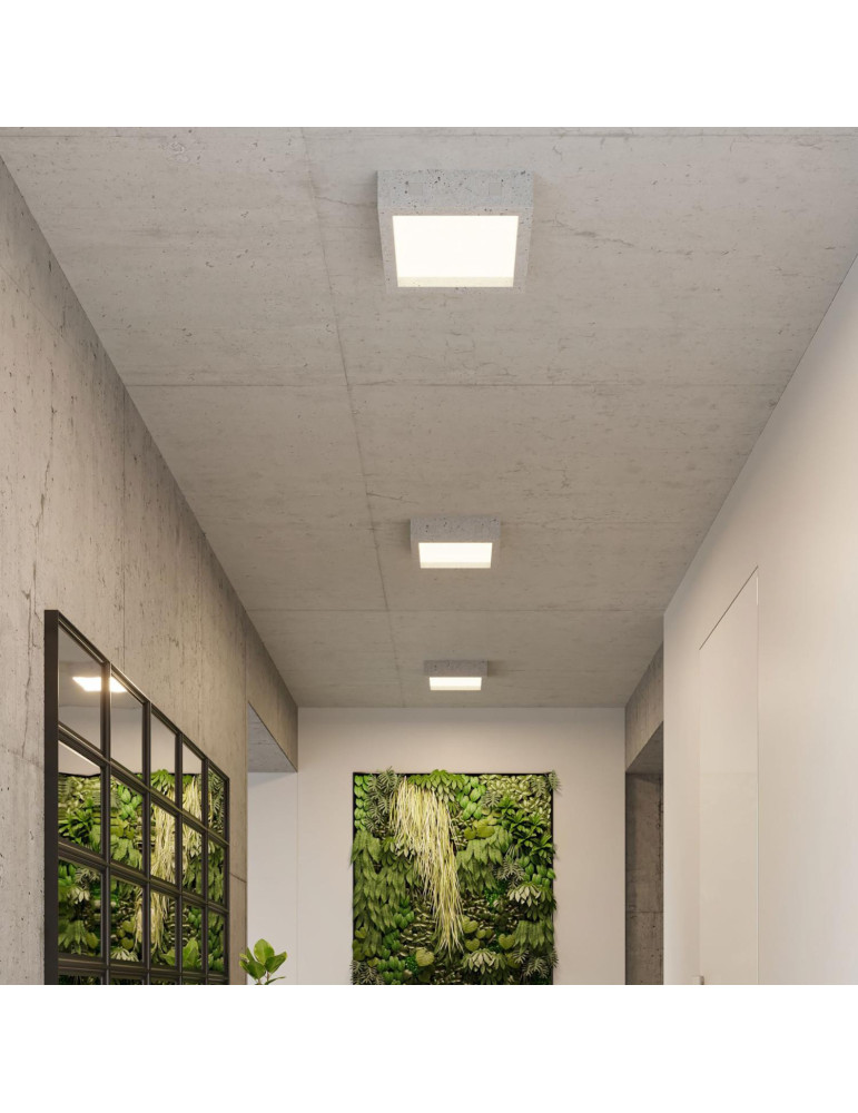 Plafonnier Béton Riza SOLLUX