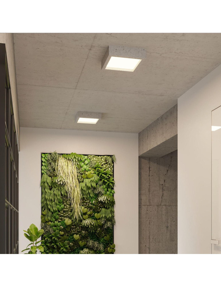 Plafonnier Béton Riza SOLLUX