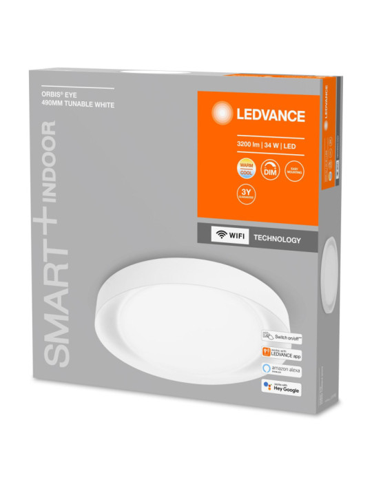 Plafonnier LED 34W Smart+ WiFi ORBIS Eye LEDVANCE 4058075486546
