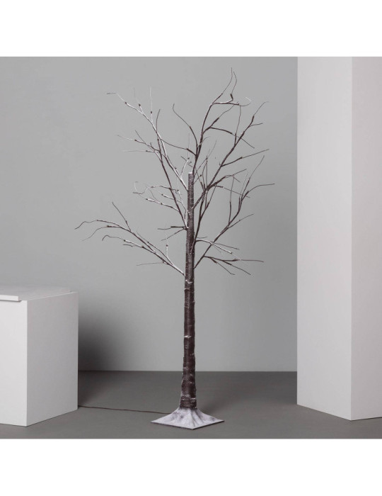 Sapin de Noël 64 LED 150cm Blanc Chaud