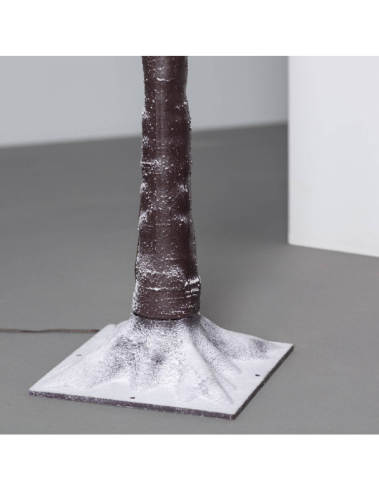 Sapin de Noël 64 LED 150cm Blanc Chaud