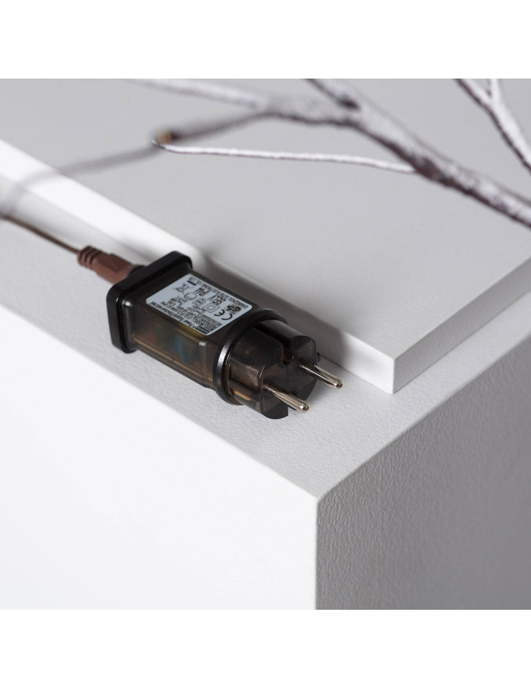 Sapin de Noël 64 LED 150cm Blanc Chaud