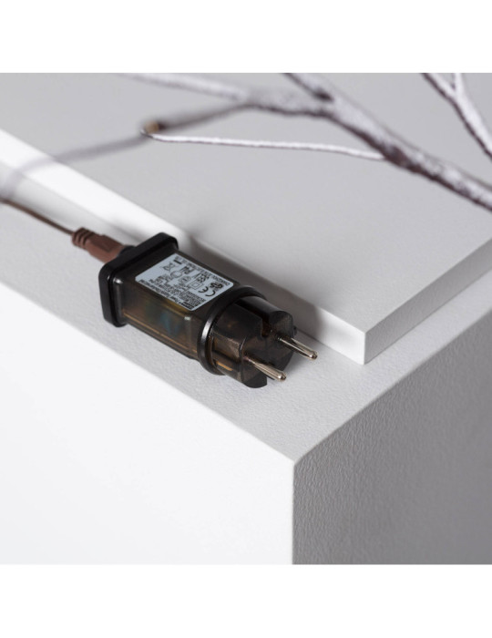 Sapin de Noël 64 LED 150cm Blanc Chaud