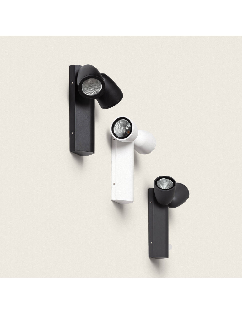 Applique Murale Extérieure LED 12W Aluminium Abel 2 Spots