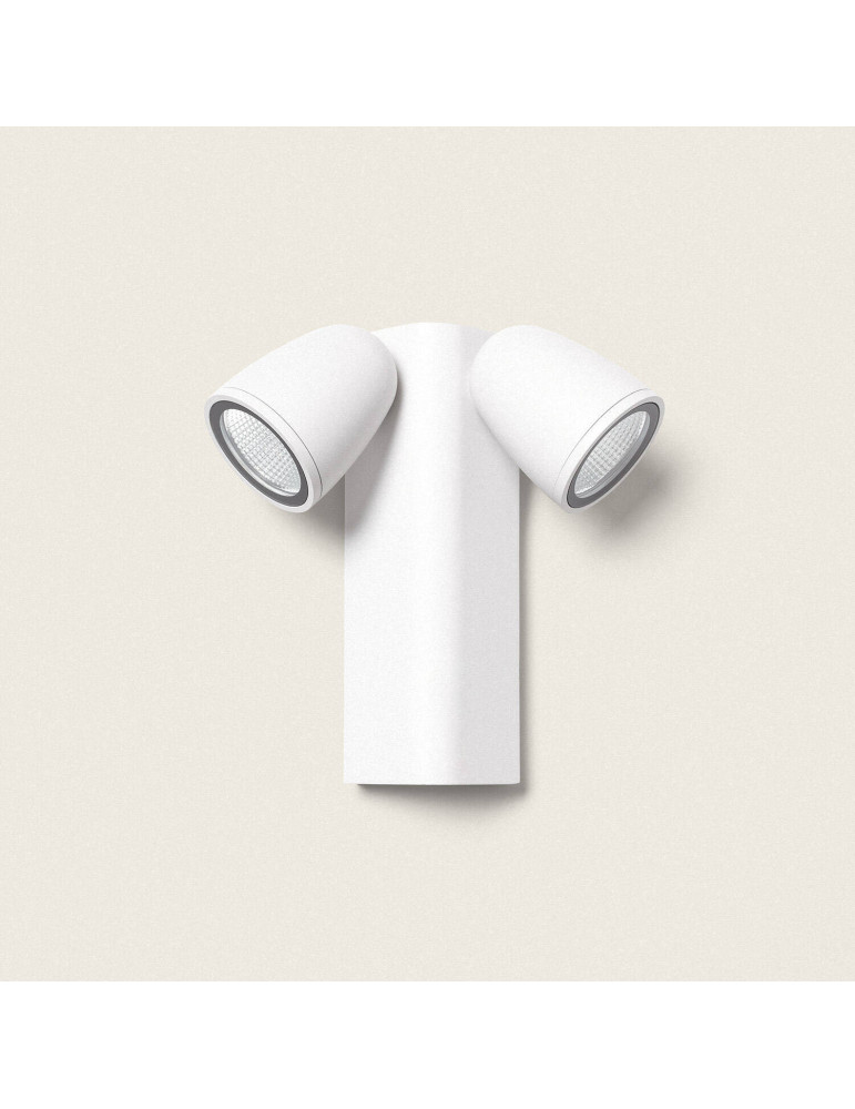 Applique Murale Extérieure LED 12W Aluminium Abel 2 Spots Applique Murale Extérieure LED 12W Aluminium Abel 2 Spots