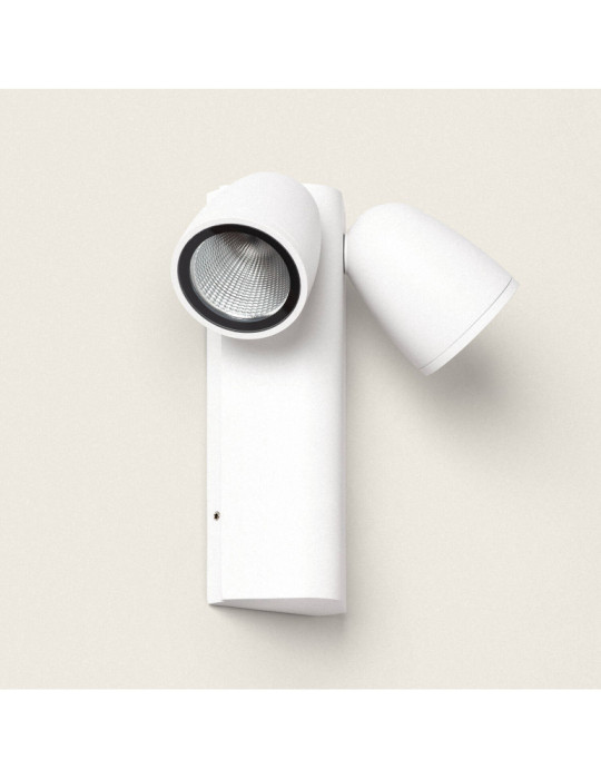 Applique Murale Extérieure LED 12W Aluminium Abel 2 Spots