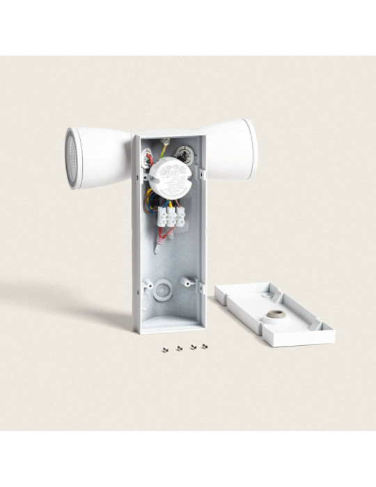 Applique Murale Extérieure LED 12W Aluminium Abel 2 Spots