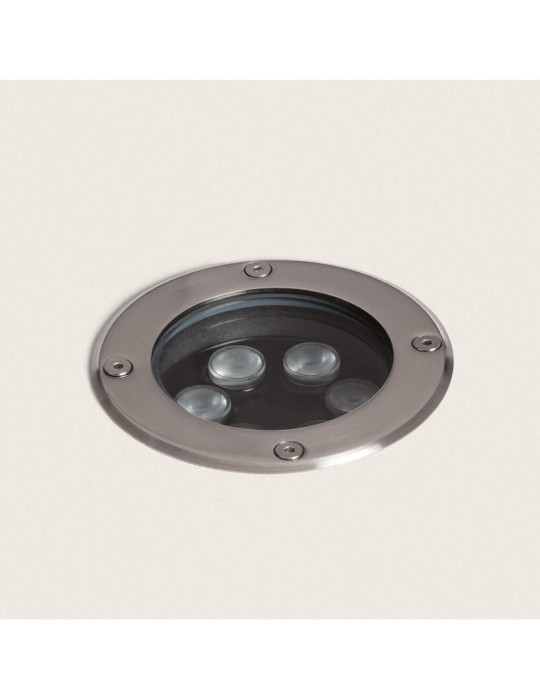 Spot LED Extérieur Solide Encastrable au Sol Inox 6W