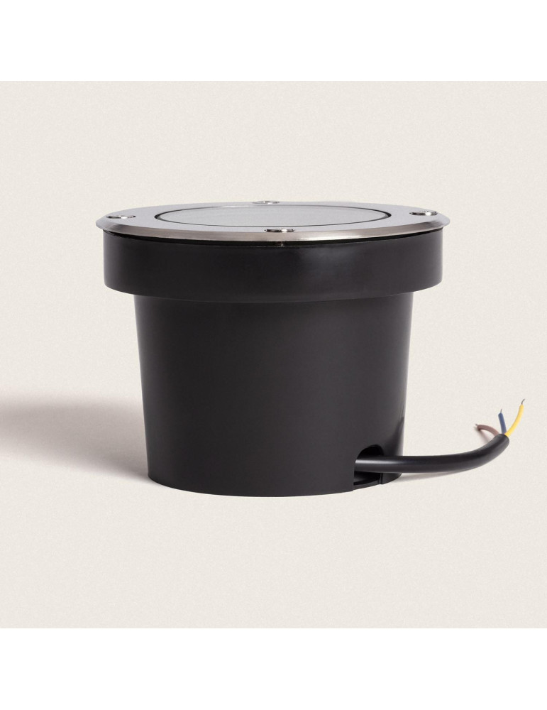 Spot LED Extérieur Solide Encastrable au Sol Inox 6W