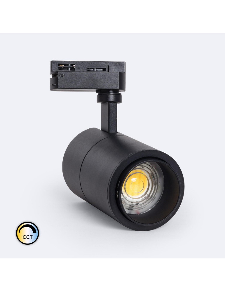 Spot LED sur Rail Monophasé 20W Pulyx Dimmable CCT Multi-angle 15-60º