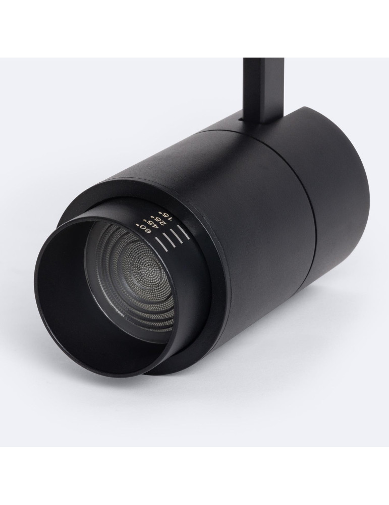 Spot LED sur Rail Monophasé 20W Pulyx Dimmable CCT Multi-angle 15-60º