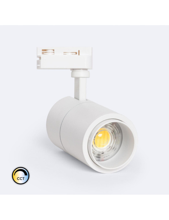Spot LED sur Rail Monophasé 20W Pulyx Dimmable CCT Multi-angle 15-60º