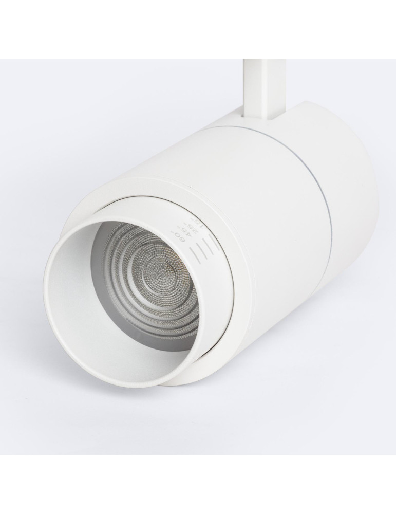 Spot LED sur Rail Monophasé 20W Pulyx Dimmable CCT Multi-angle 15-60º