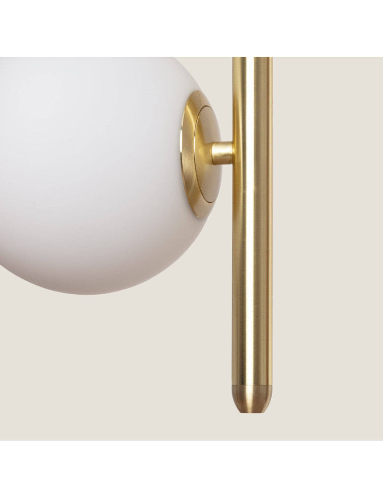 Suspension Métal et Verre Moonlight Double