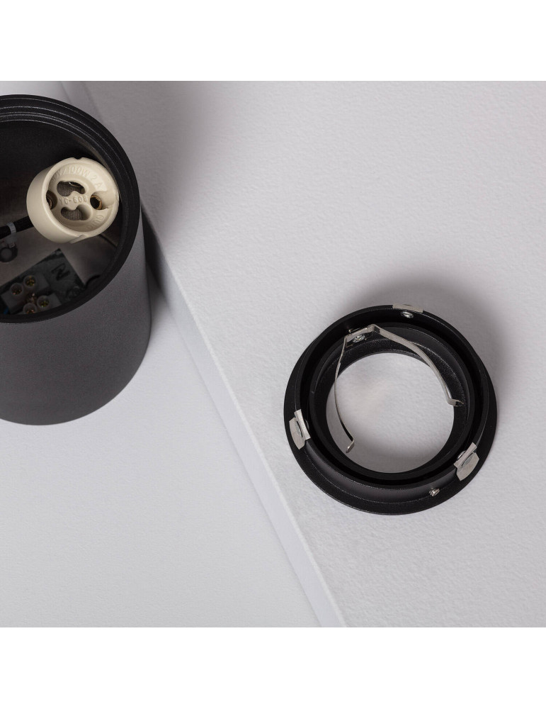 Plafonnier Aluminium Quartz Noir