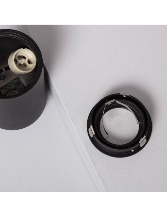 Plafonnier Aluminium Quartz Noir