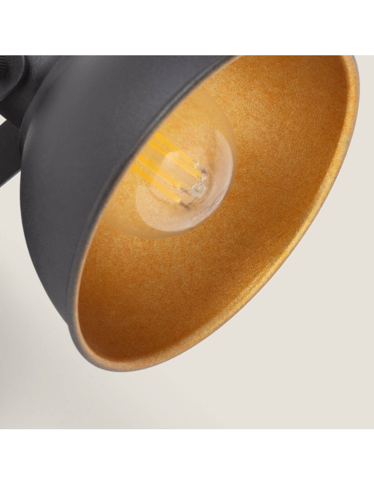 Lampe Murale Orientable Aluminium Emer 1 Spot Noir