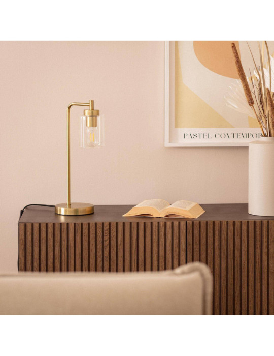 Lampe à Poser Métal et Verre Joile