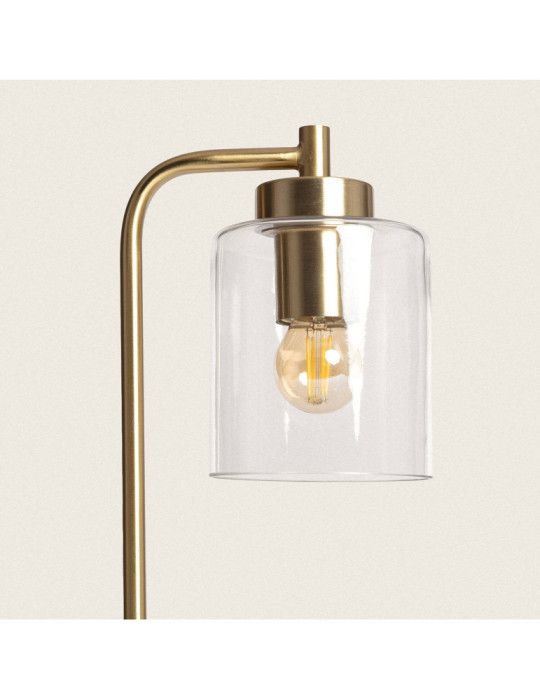 Lampe à Poser Métal et Verre Joile