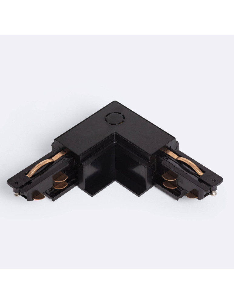 Connecteur 'Left Side' Type L pour Rail Triphasé DALI Track Encastré Aluminium