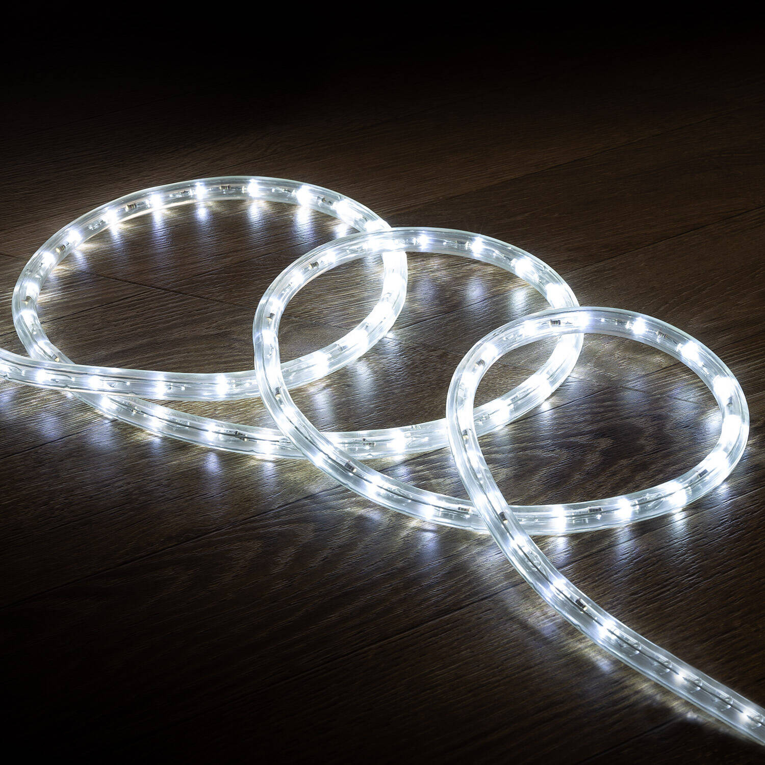 Gaine LED Ronde 220V AC 36LED/m Blanc Froid IP65 Coupe Tous les 100cm 3 m