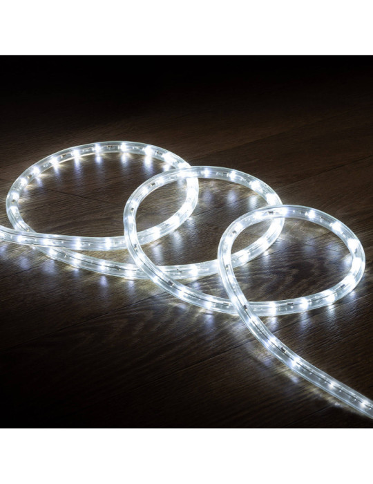 Gaine LED Ronde 220V AC 36 LED/m Blanc Froid IP65 sur Mesure Coupe Tous les 100cm