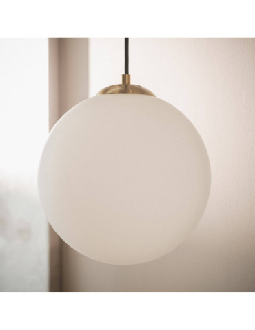 Suspension Métal et Verre Moonlight Brass