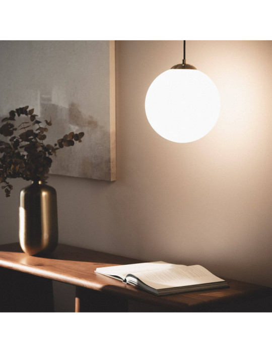 Suspension Métal et Verre Moonlight Brass